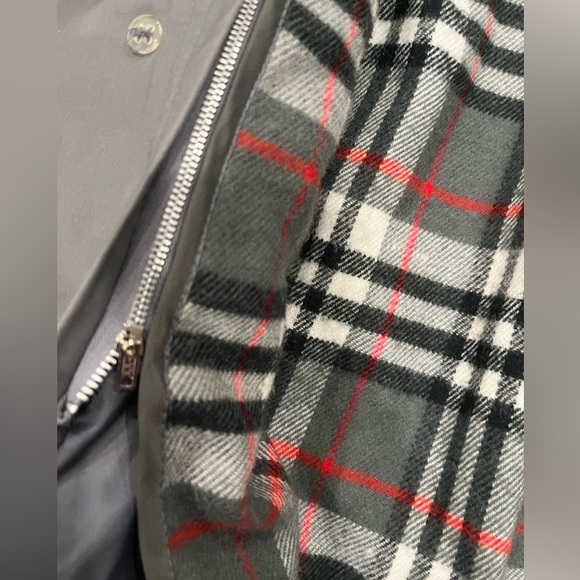 [42/US:M]Vintage 80s Moores Men's Gray Belted Trench Coat - Picture 7 of 11